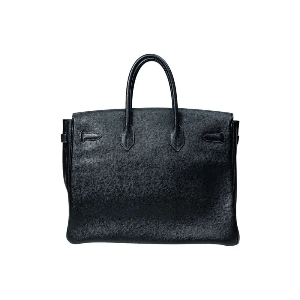 HERMES BIRKIN Epsom Leather PHW Black Size 35 - Picture 3 of 7